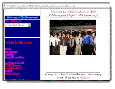 Online Alumni Newsletter